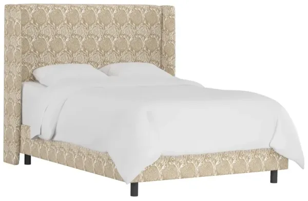 Kelly Wingback Bed, Ranjit Floral