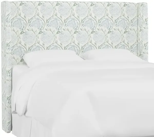 Kelly Wingback Headboard, Ranjit Floral