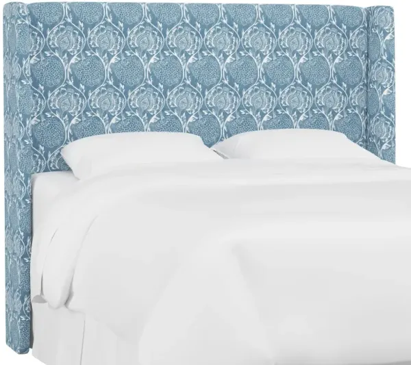 Kelly Wingback Headboard, Ranjit Floral