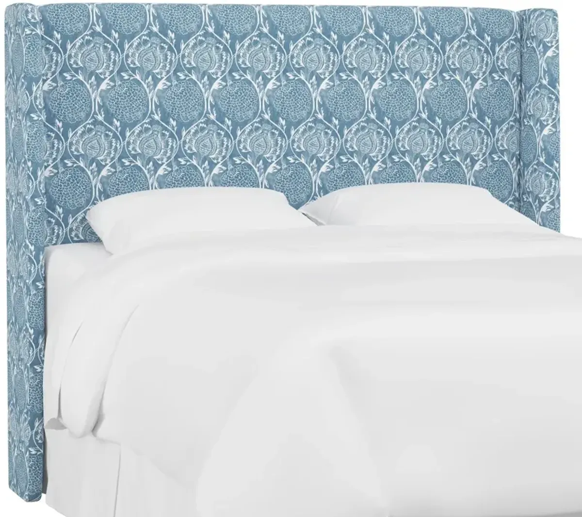 Kelly Wingback Headboard, Ranjit Floral