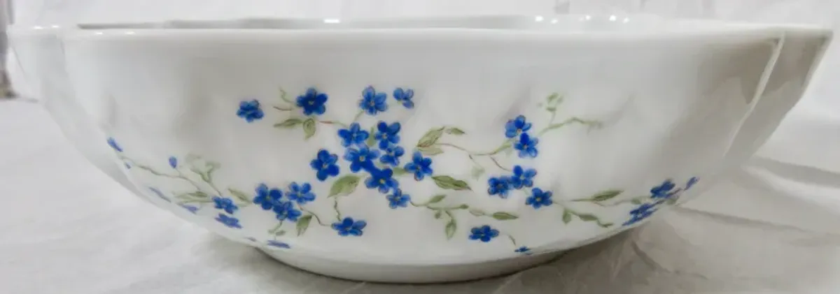 Bernardaud Limoges Myosotis Bowl - The Emporium Ltd. - Blue