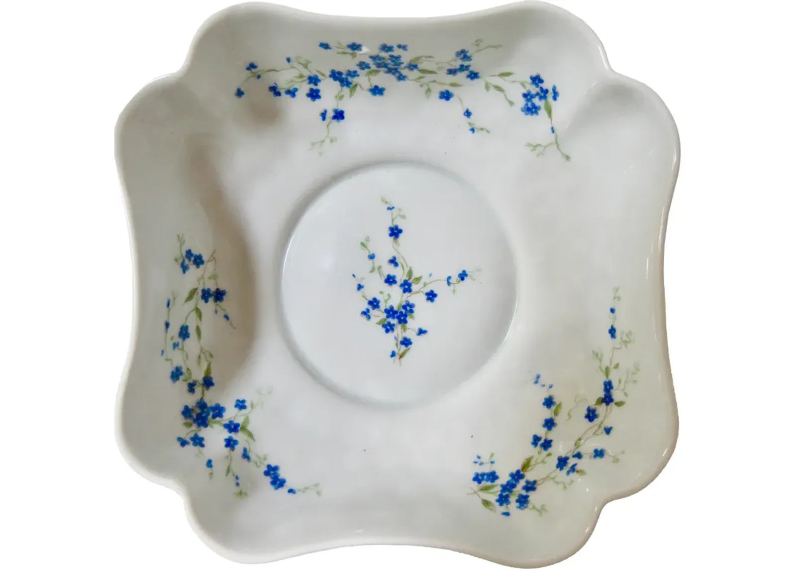 Bernardaud Limoges Myosotis Bowl - The Emporium Ltd. - Blue