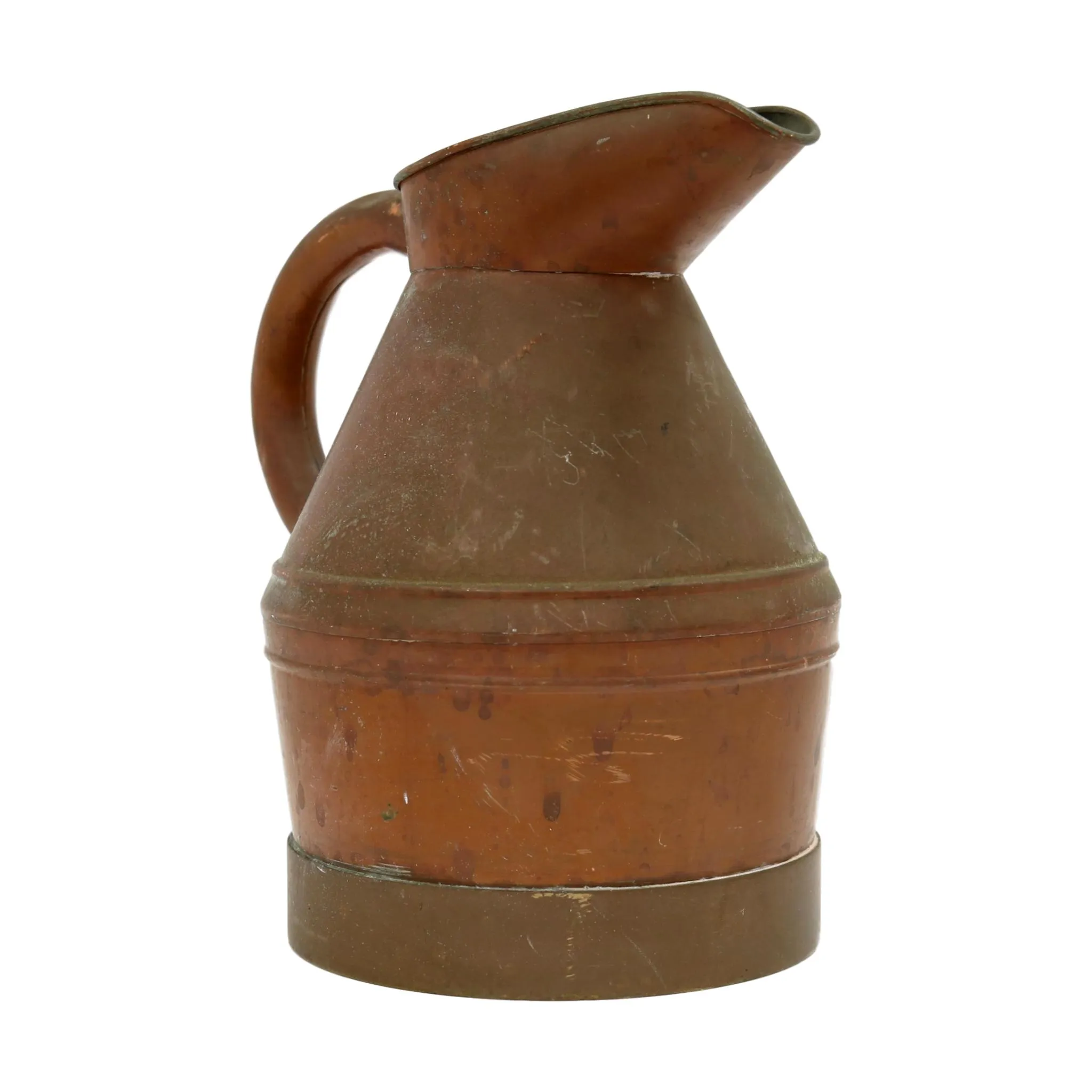 American Copper/Galvanized Garden Jug - New England Mercantile - Brown