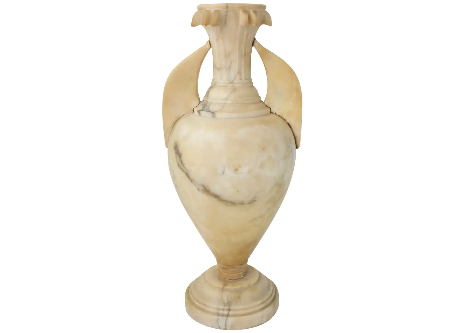 Neoclassical Alabaster Vase - G3Q Designs - Ivory