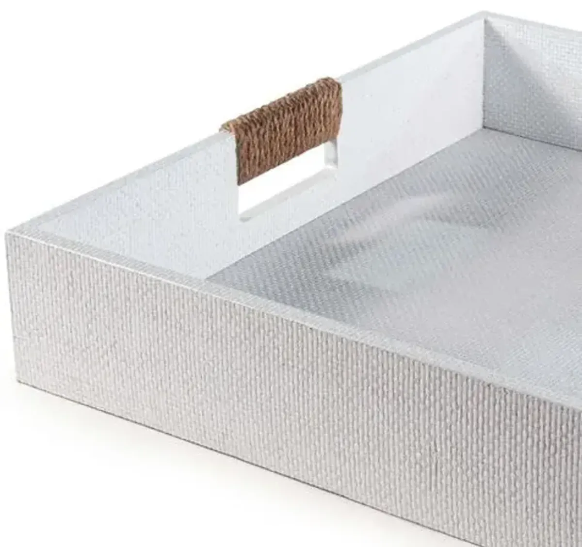 Logia Square Tray - White - Regina Andrew