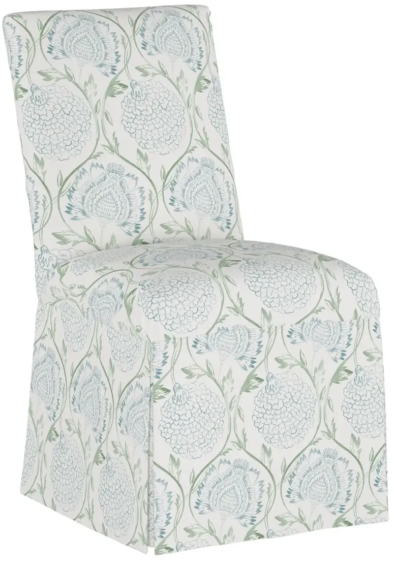 Owen Skirted Slipcover Side Chair, Ranjit Floral