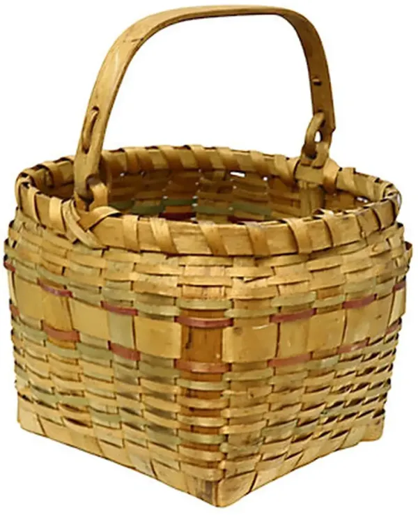 Maine Indigenous Swing-Handle Basket