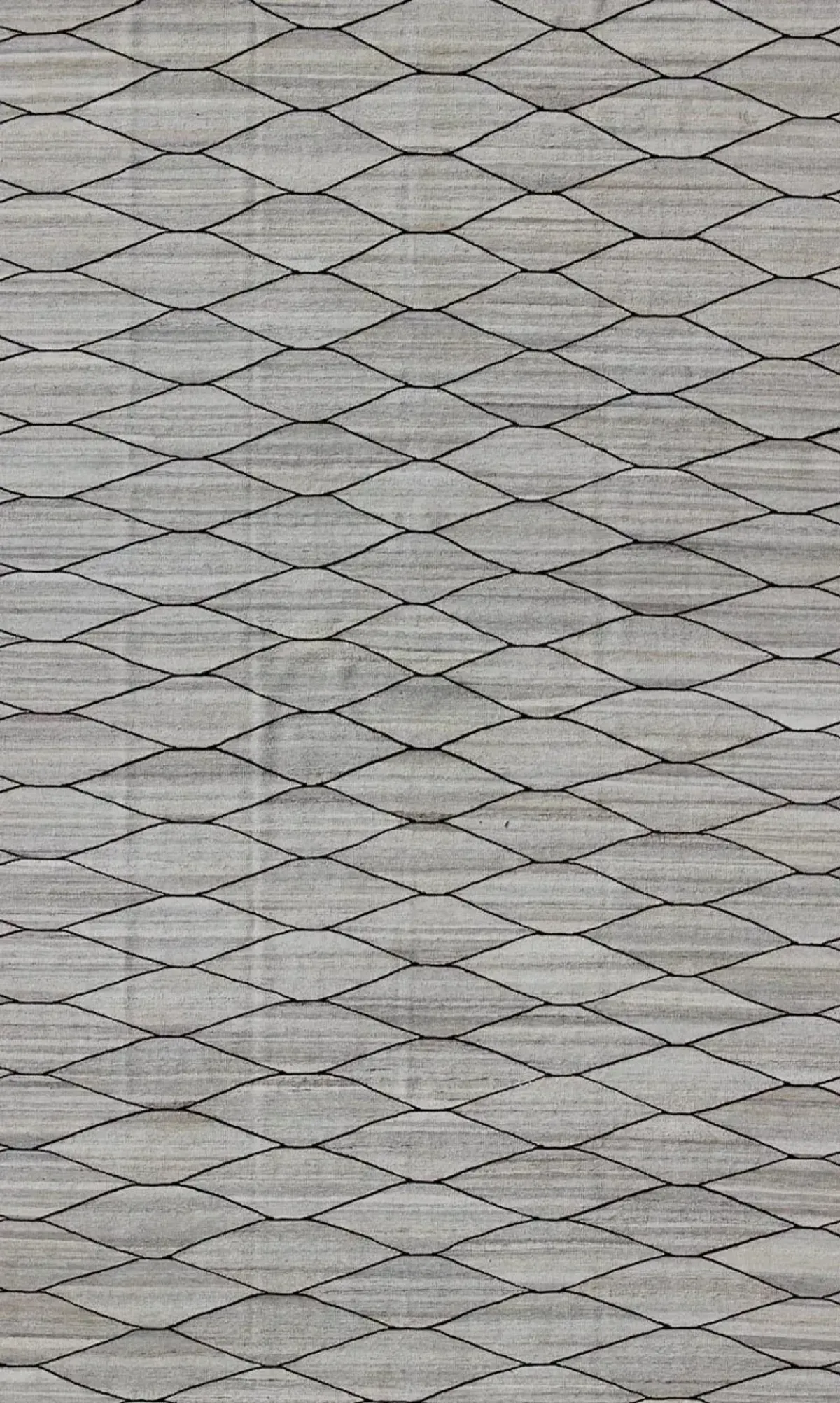 Diamond Kilim - 10'1" x 13'6" - Keivan Woven Arts - Gray