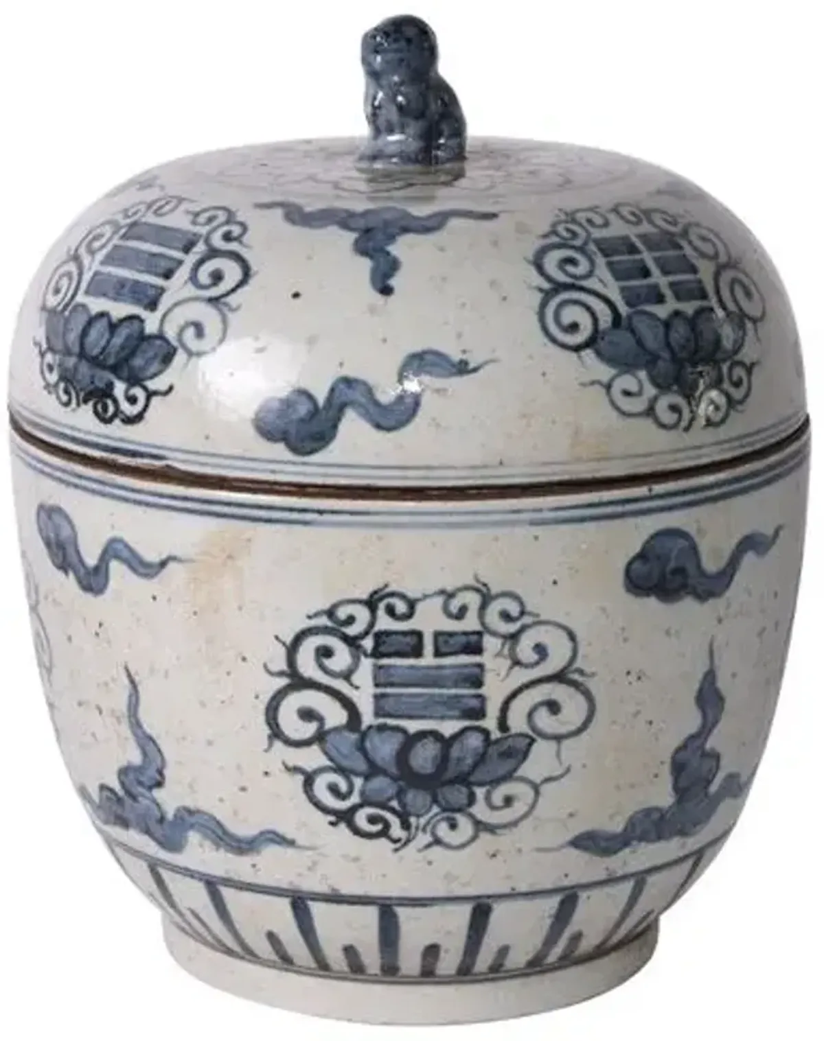 11" Tai Chi Jar - Blue