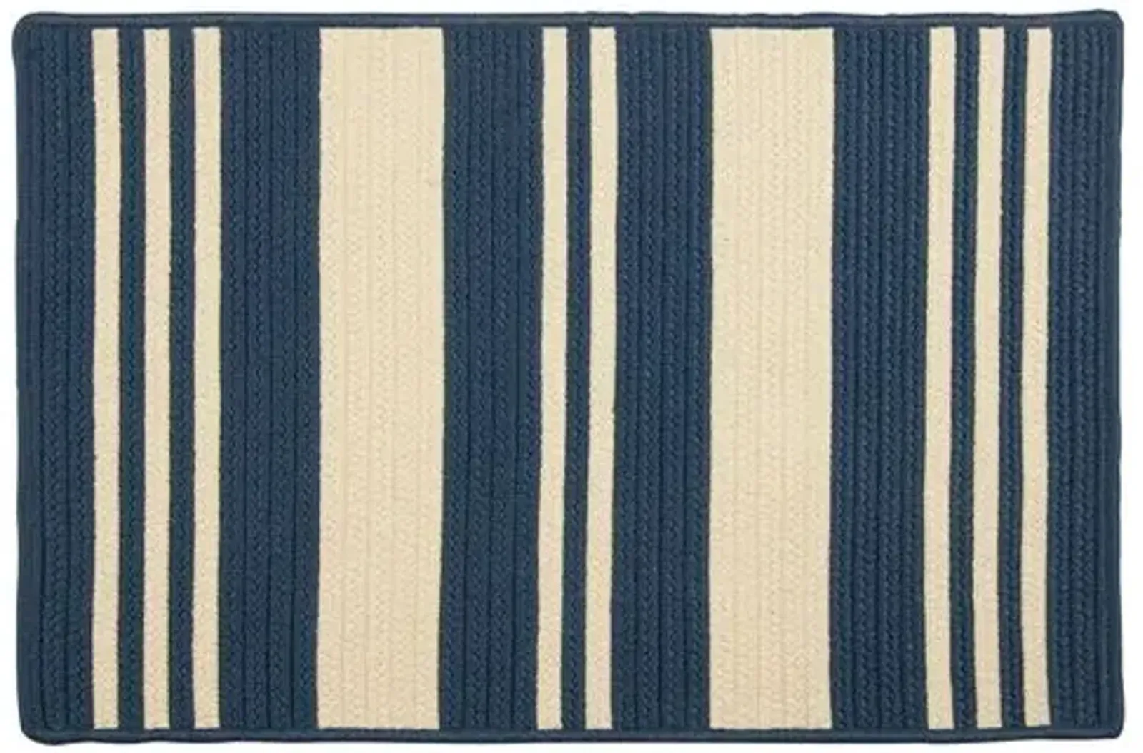 Shoreham Outdoor Rug - Blue/Ivory - Blue