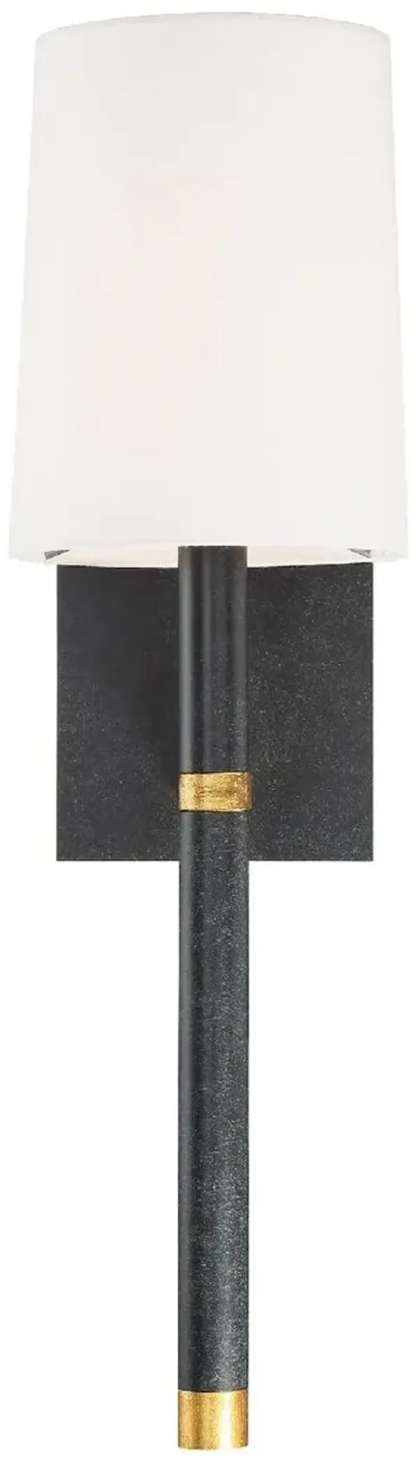 Weston Sconce - Light Black/Antiqued Gold - Crystorama
