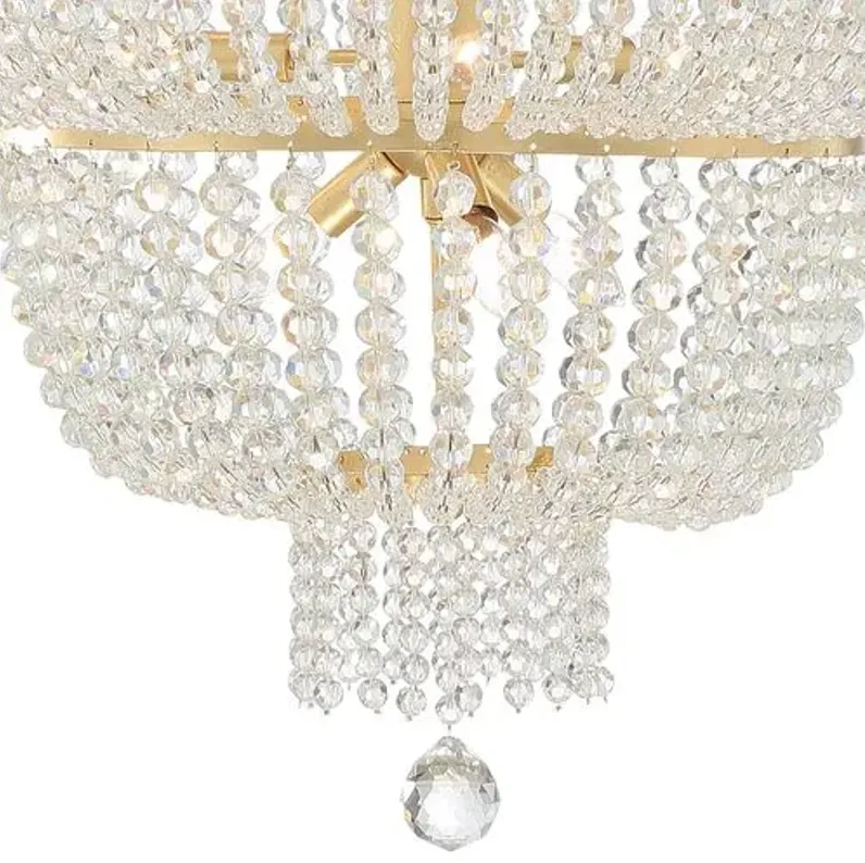 Rylee Urchin Chandelier - Antiqued Gold - Crystorama