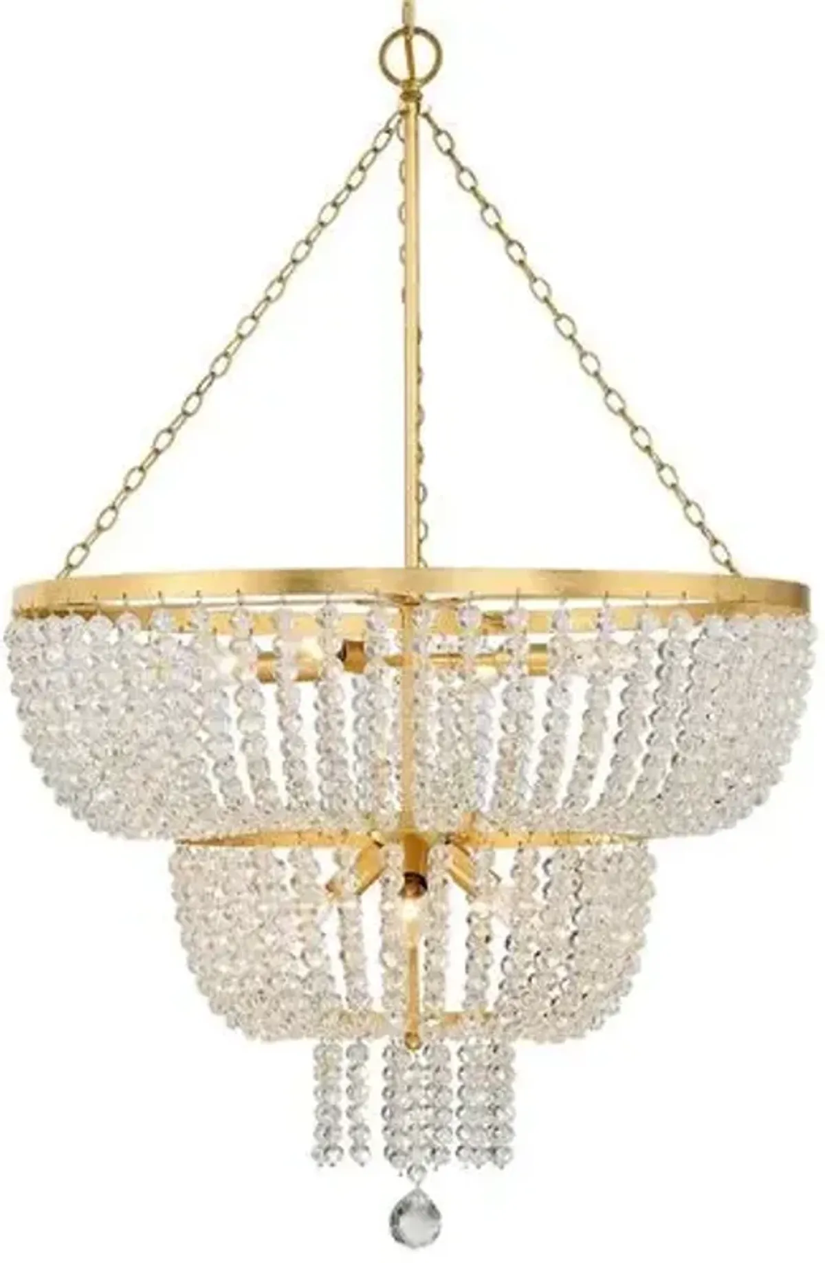 Rylee Urchin Chandelier - Antiqued Gold - Crystorama