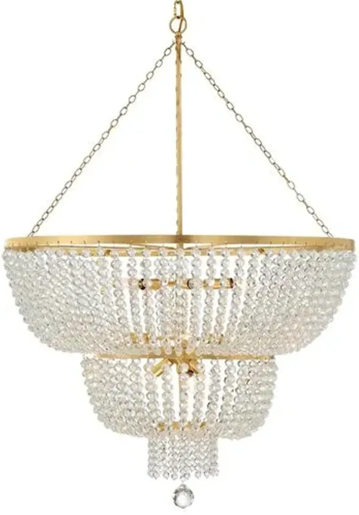 Rylee Urchin Chandelier - Antiqued Gold - Crystorama