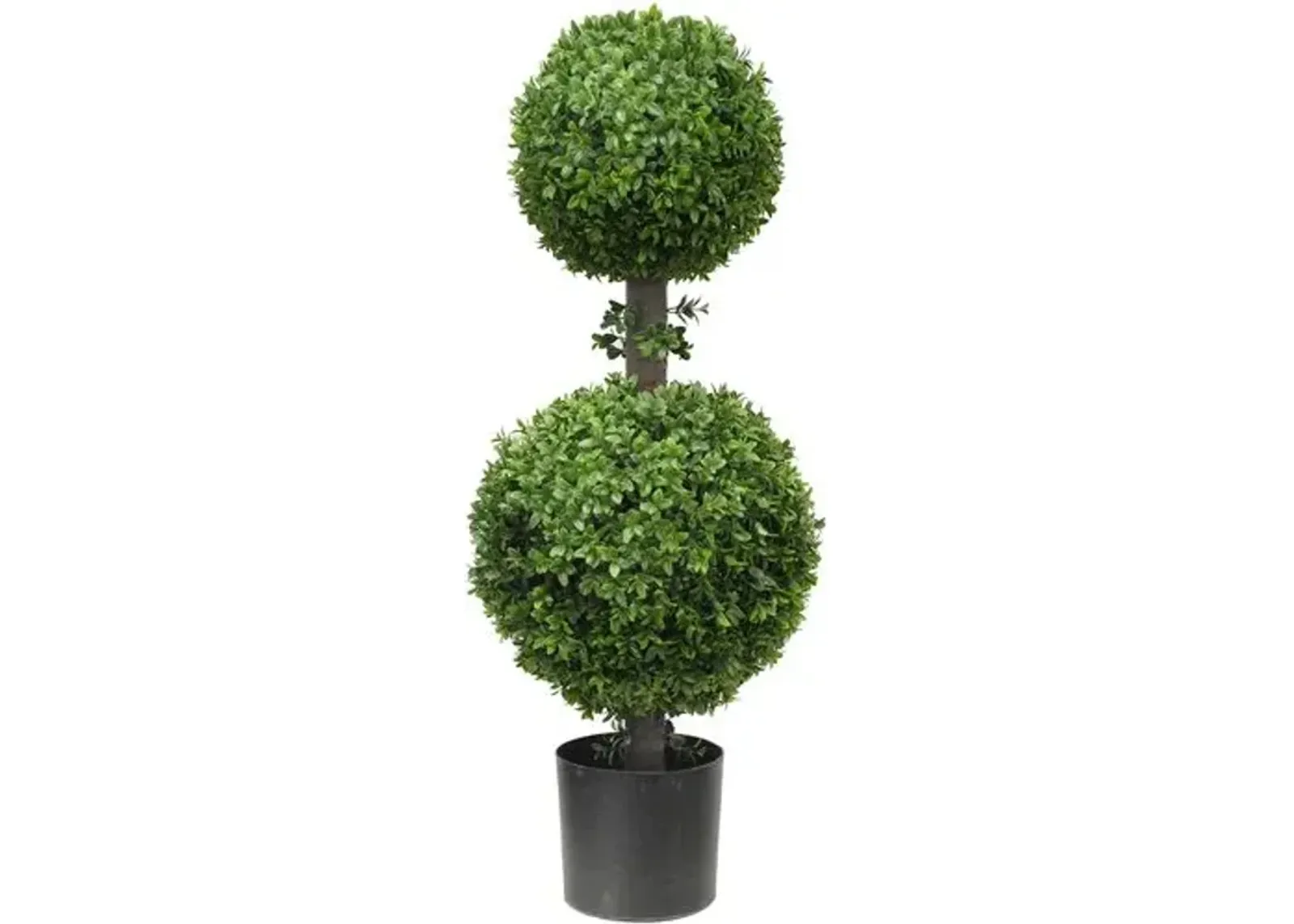 34" Boxwood Double Ball Topiary - Green