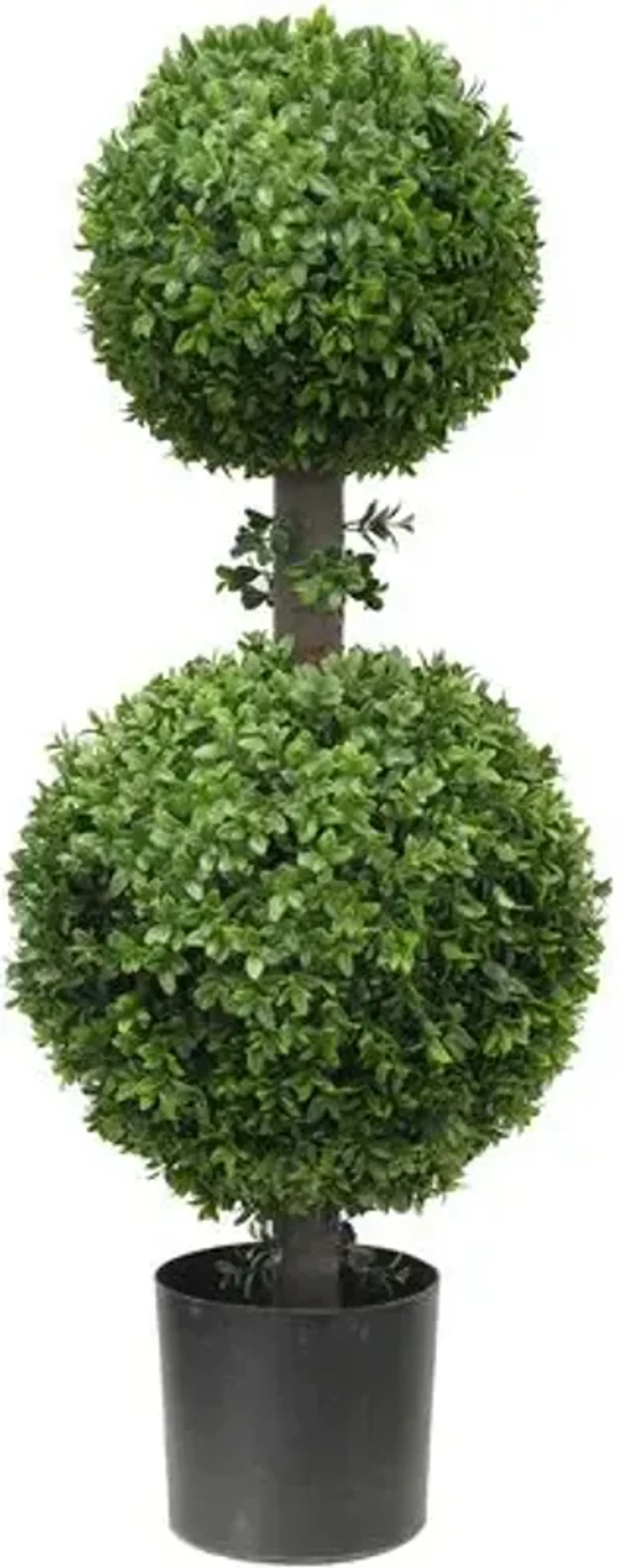 34" Boxwood Double Ball Topiary - Green