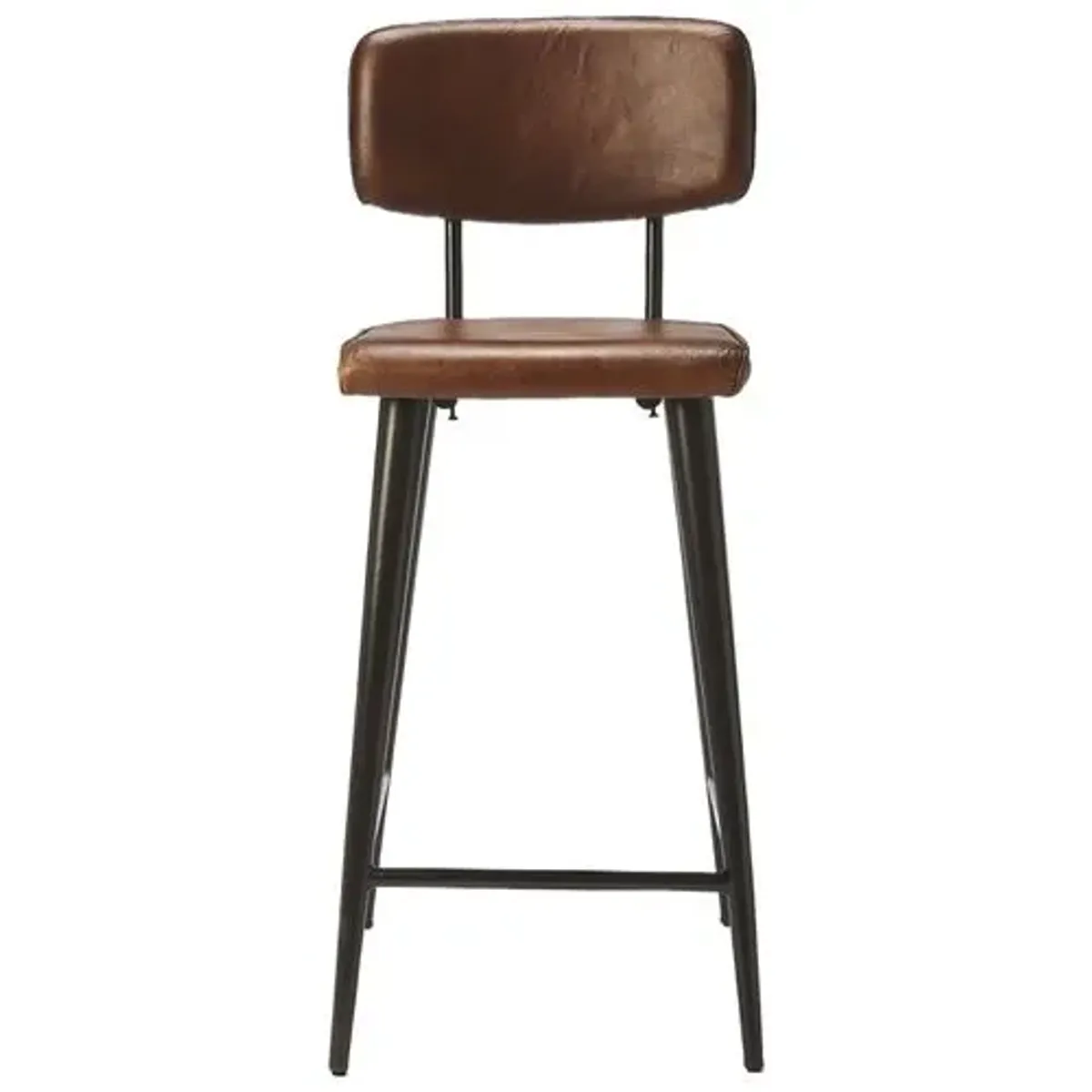 Clark Counter Stool - Brown Leather