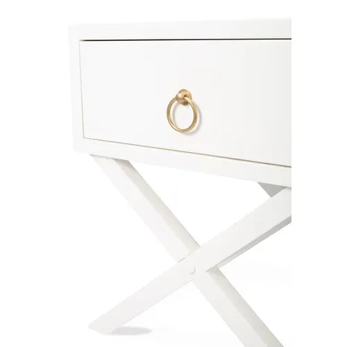 Sully End Table - White