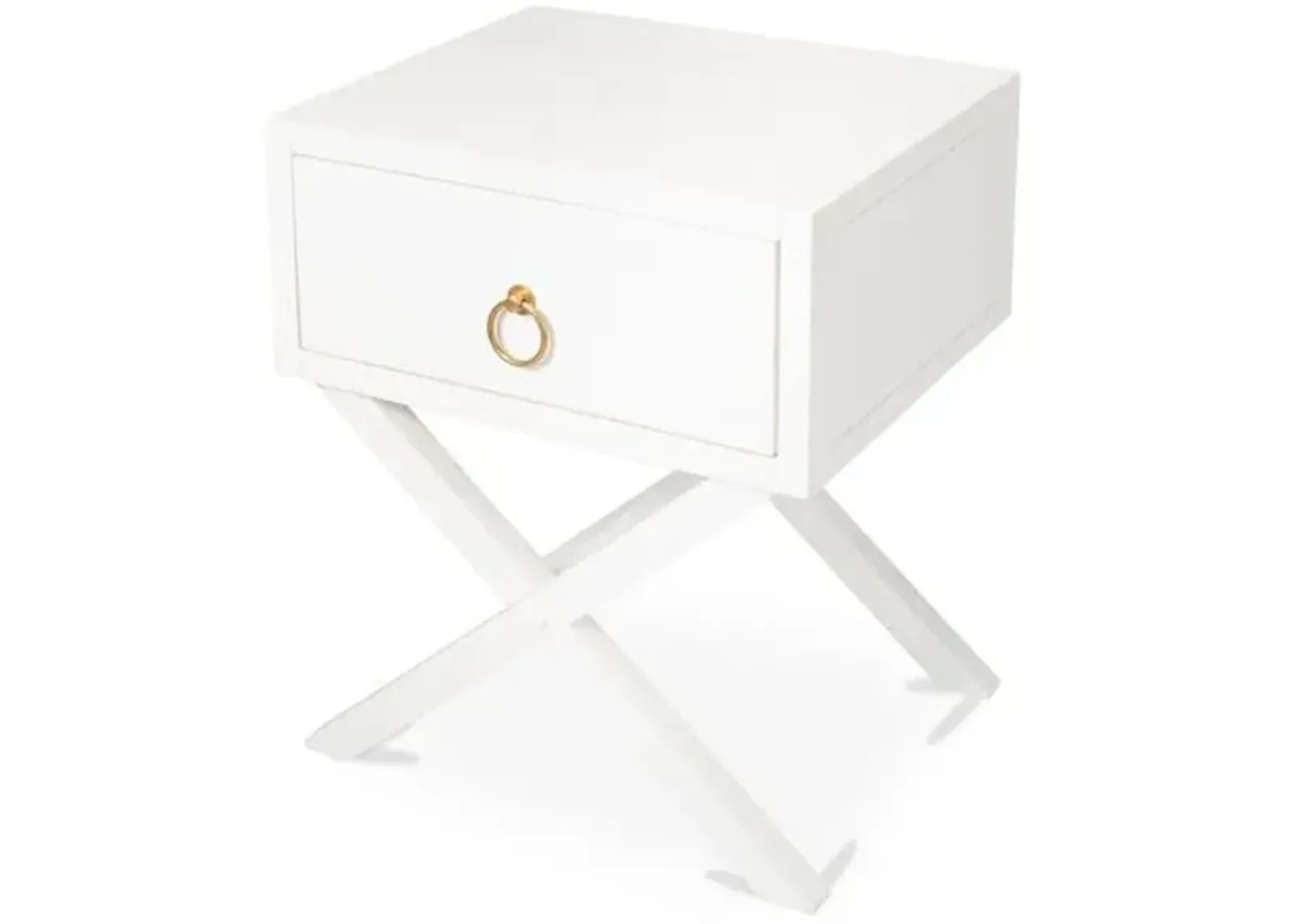 Sully End Table - White