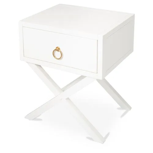 Sully End Table - White