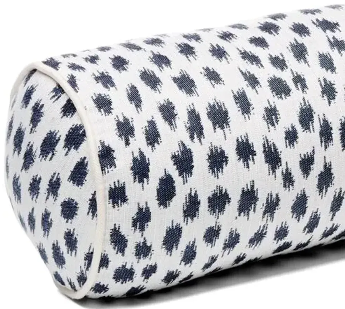 Agra 7x21 Sunbrella Bolster Pillow - Indigo/White