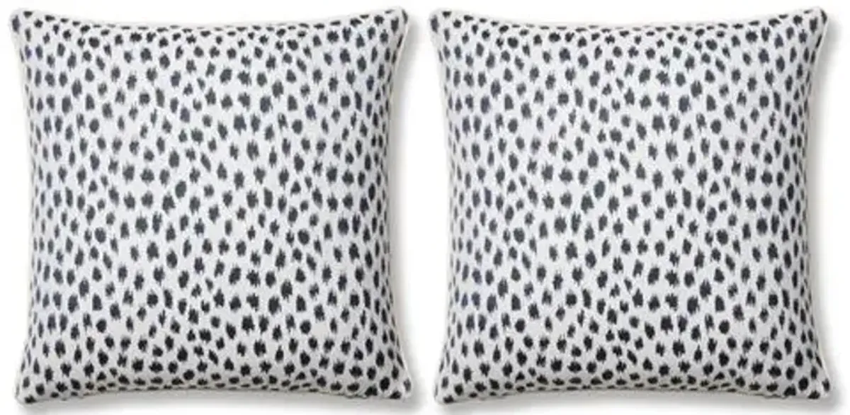 Agra 20x20 Sunbrella Pillow Set - Indigo