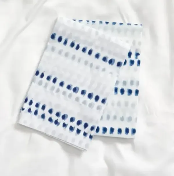 Ink Dots Sham - Blue - Pine Cone Hill