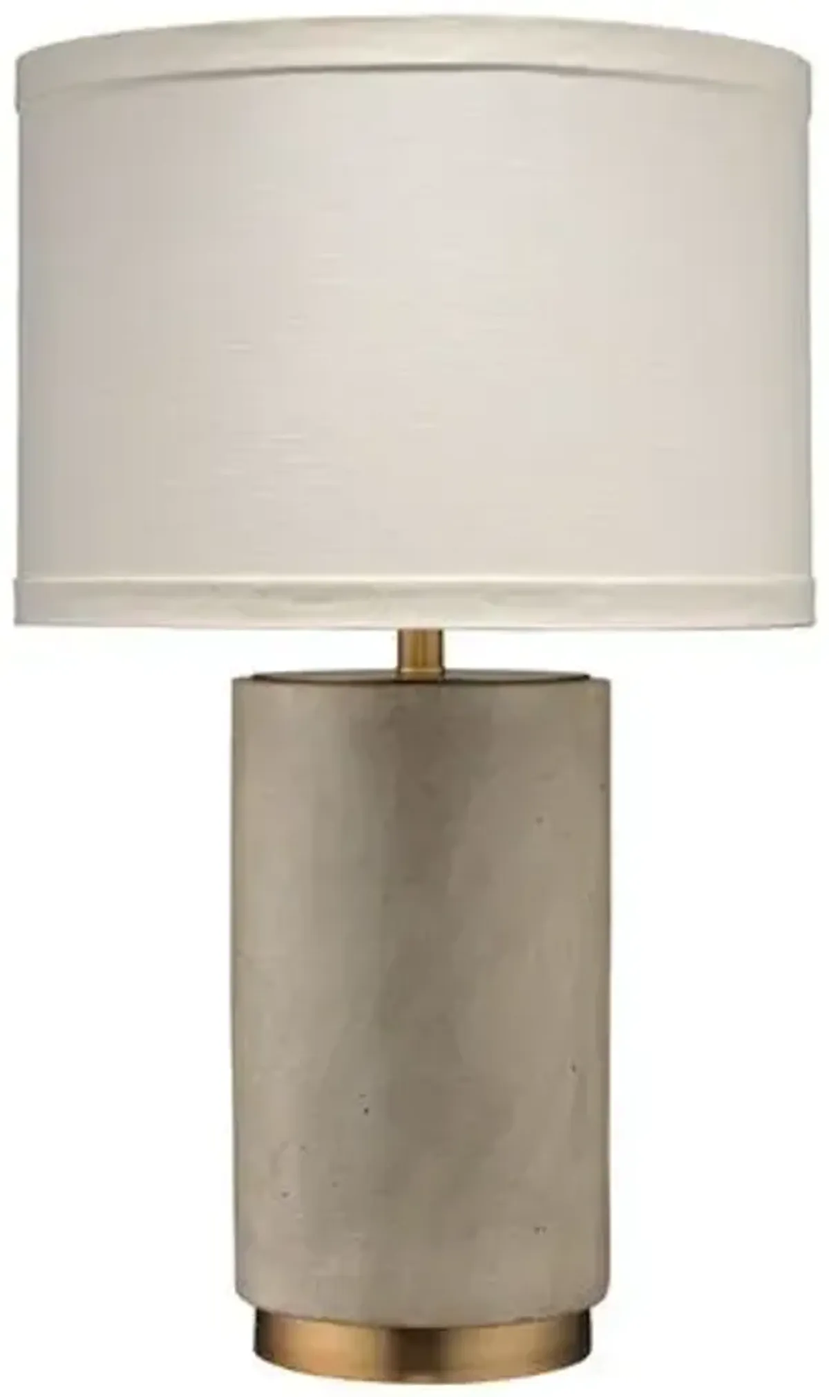 Mortar Cement Table Lamp - Gray - Jamie Young Co.