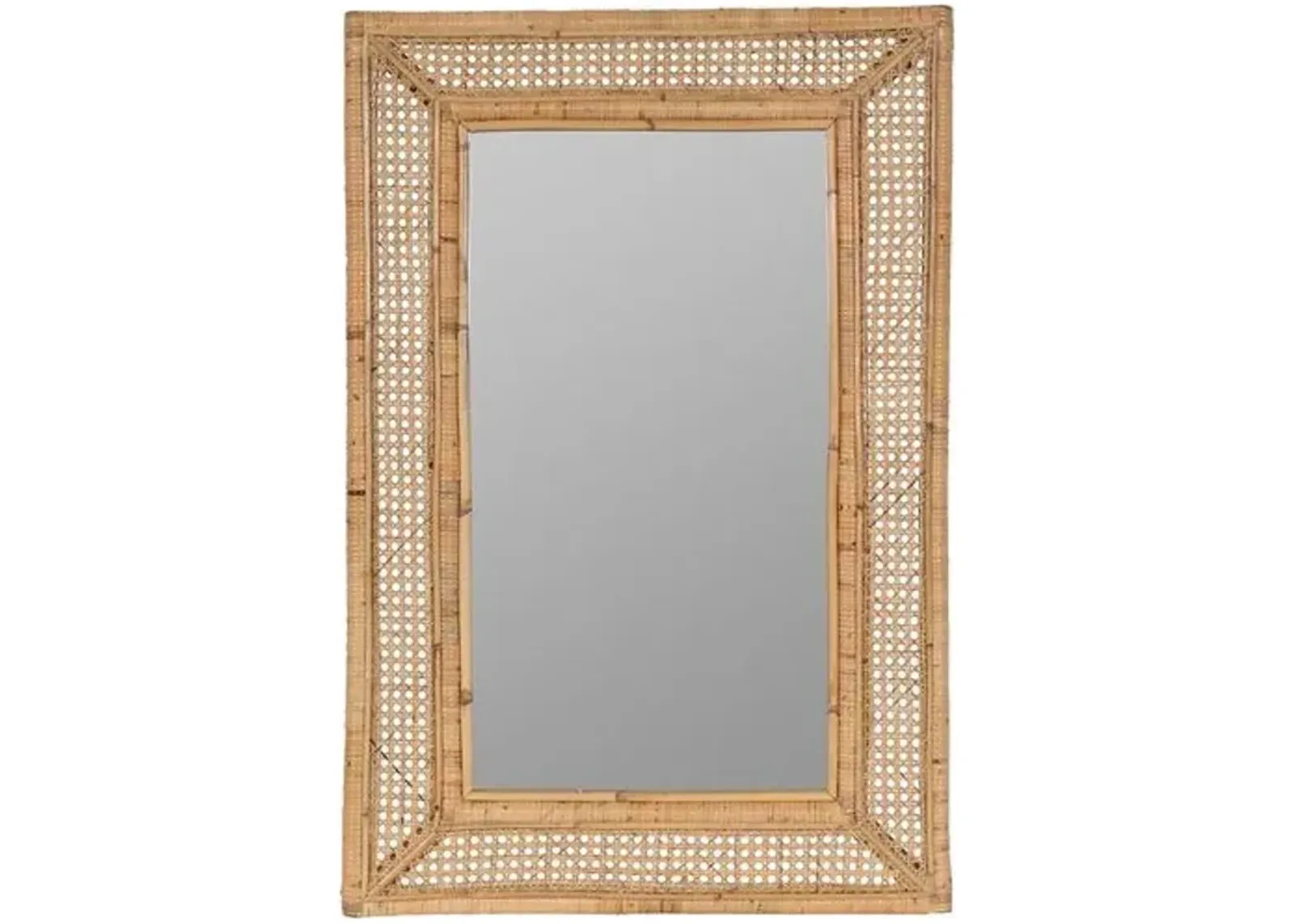 Jameson Rattan Wall Mirror - Natural