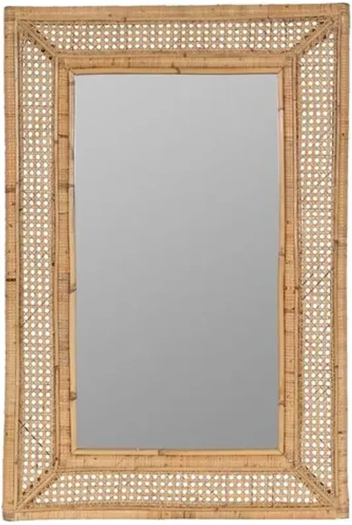 Jameson Rattan Wall Mirror - Natural