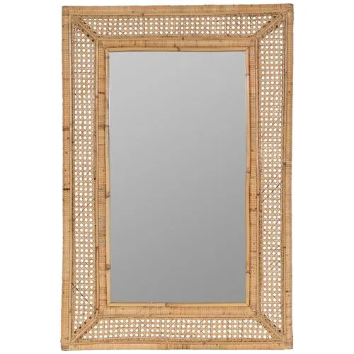 Jameson Rattan Wall Mirror - Natural