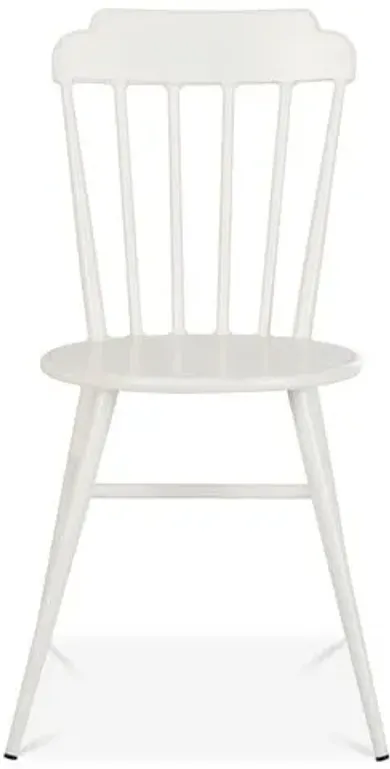 Set of 2 Broderick Outdoor Side Chairs - White