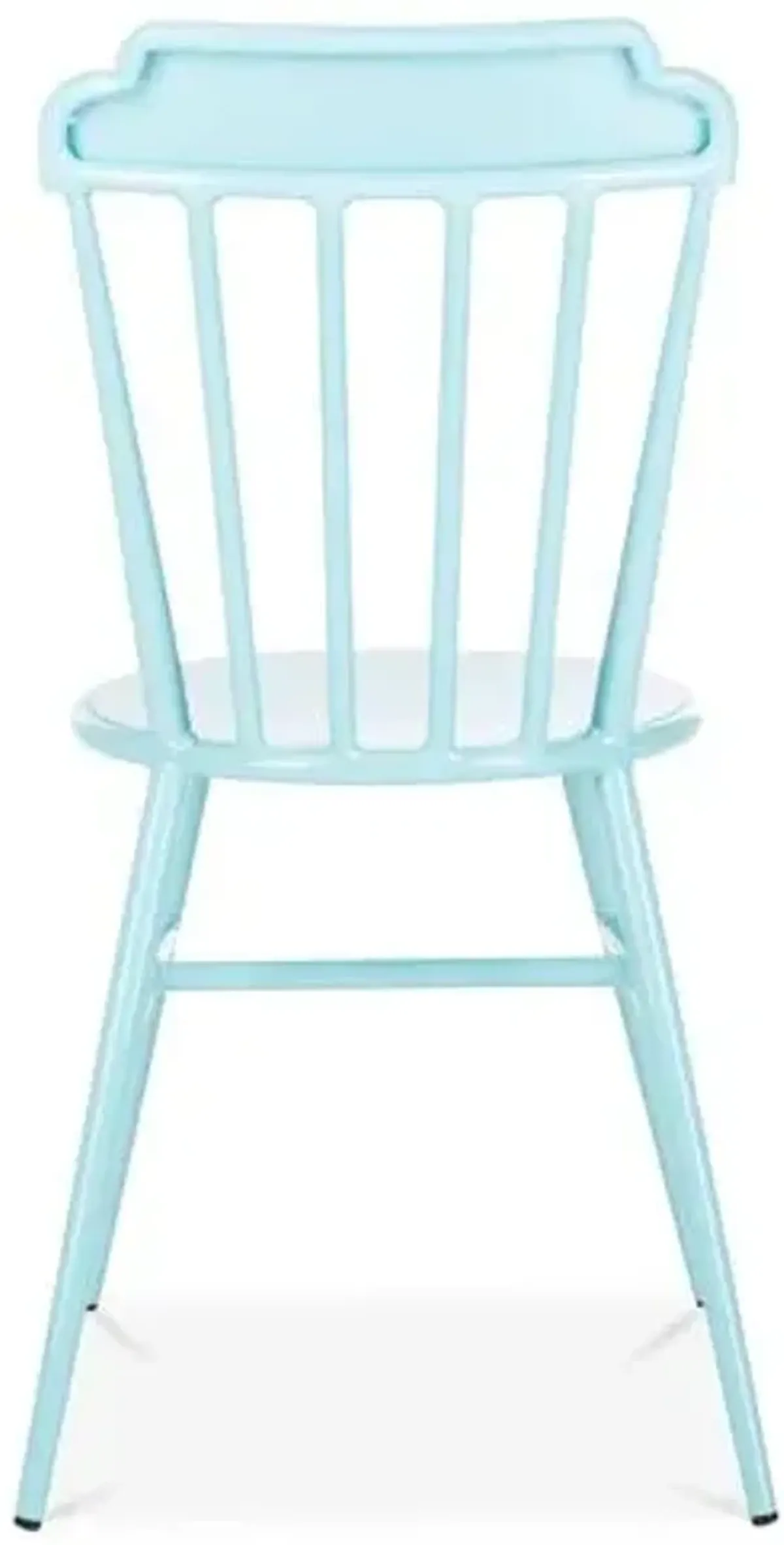 Set of 2 Broderick Outdoor Side Chairs - Baby Blue