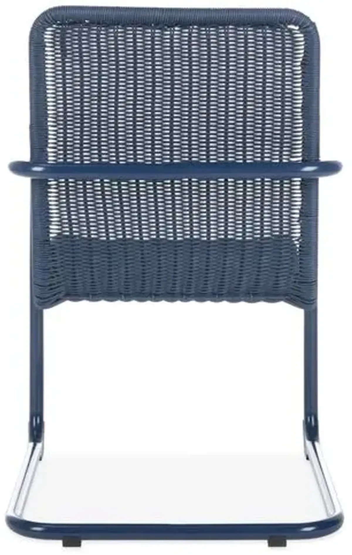 Set of 2 Outdoor Hutton Chairs - Navy - Blue