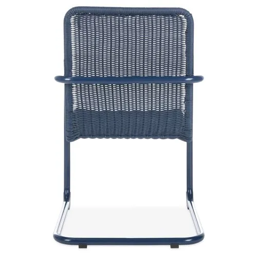 Set of 2 Outdoor Hutton Chairs - Navy - Blue