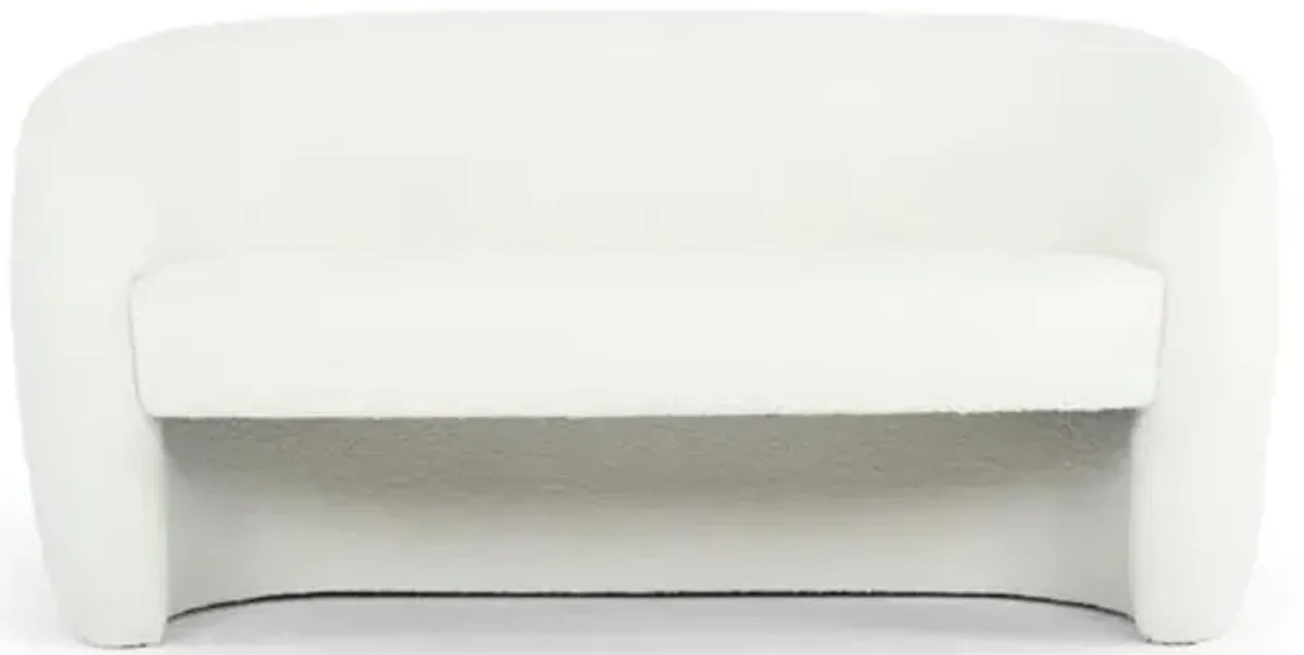 Polina Settee - White