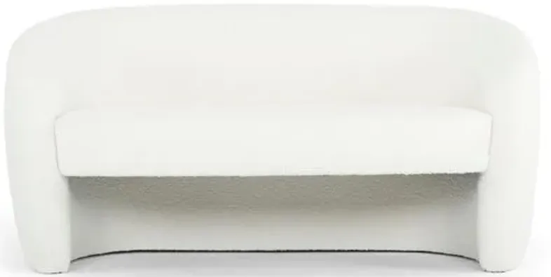 Polina Settee - White