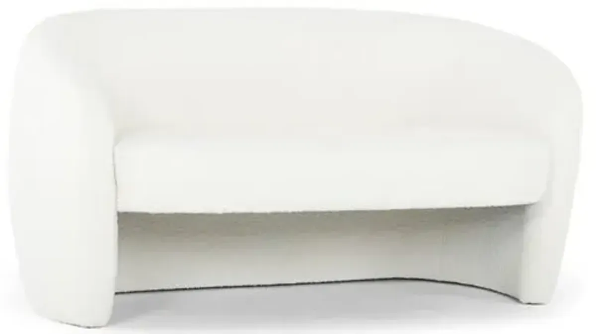 Polina Settee - White