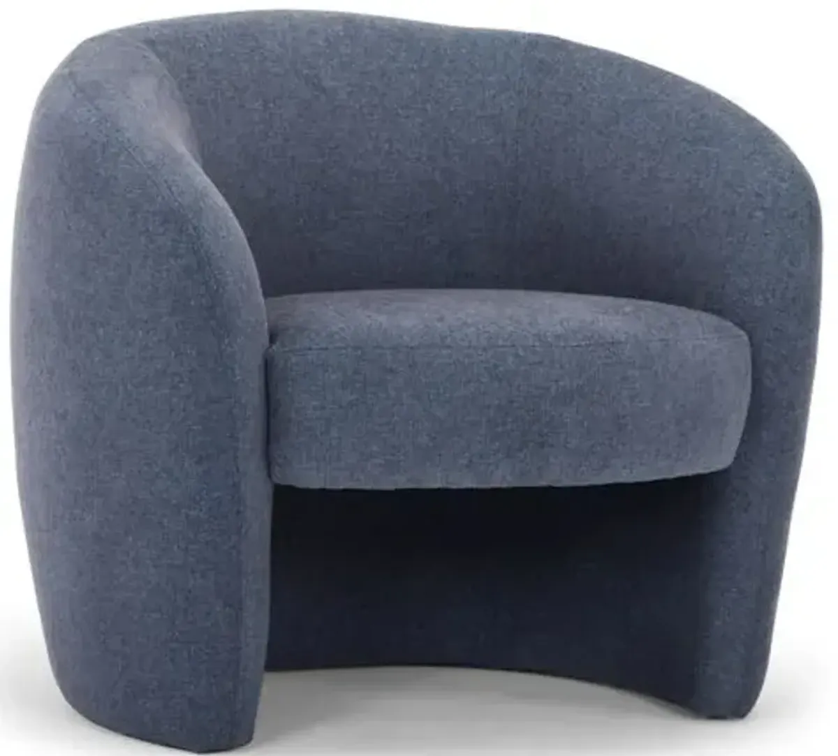 Polina Accent Chair - Blue, Comfortable, Durable