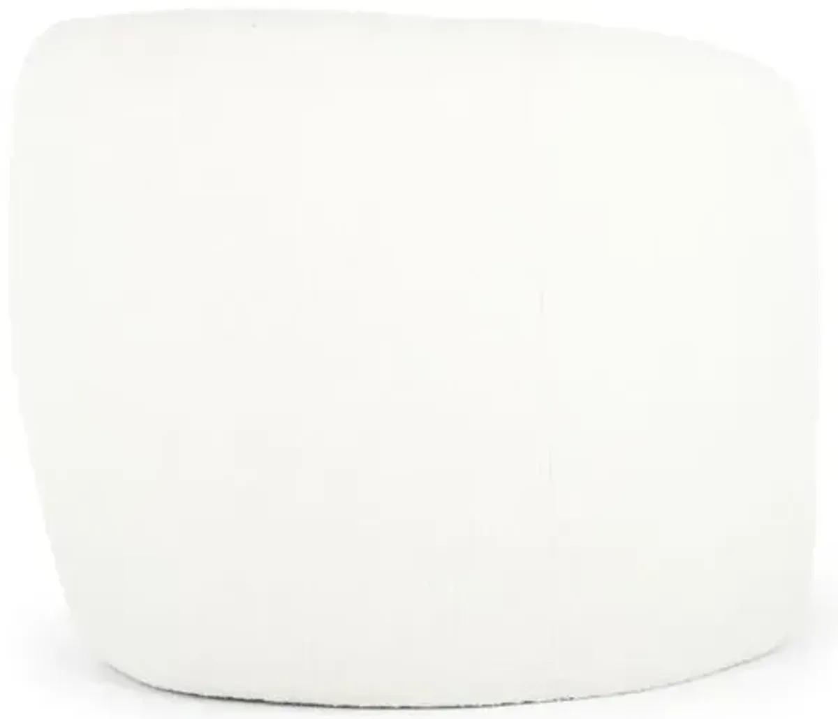 Polina Accent Chair - White, Comfortable, Durable