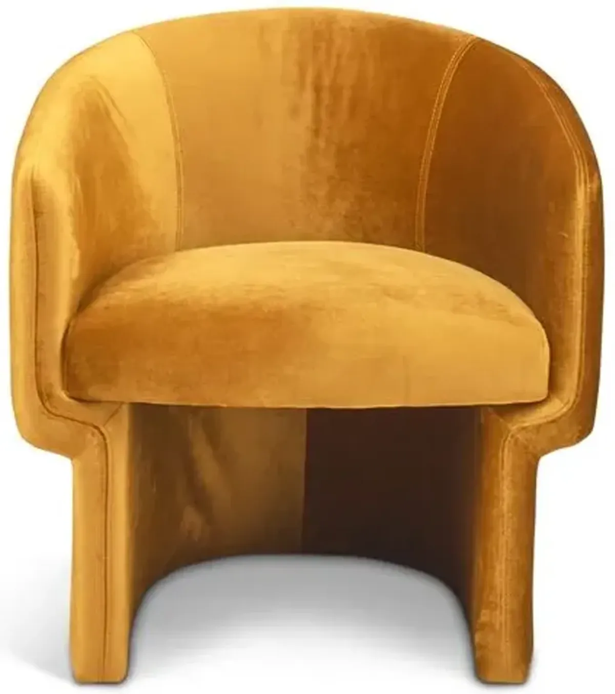 Demi Accent Chair - Yellow, Comfortable, Durable