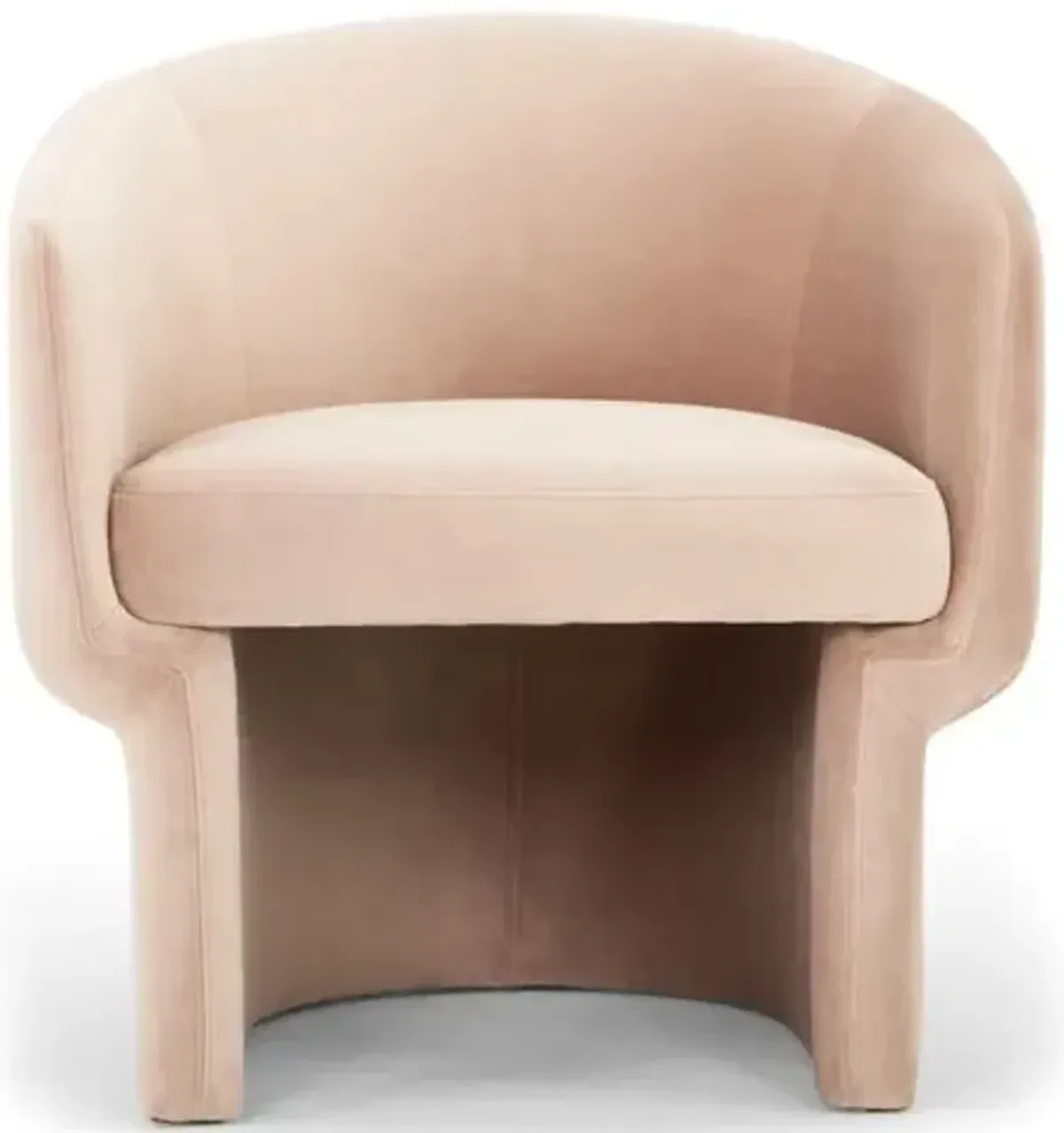 Demi Accent Chair - Pink, Comfortable, Durable