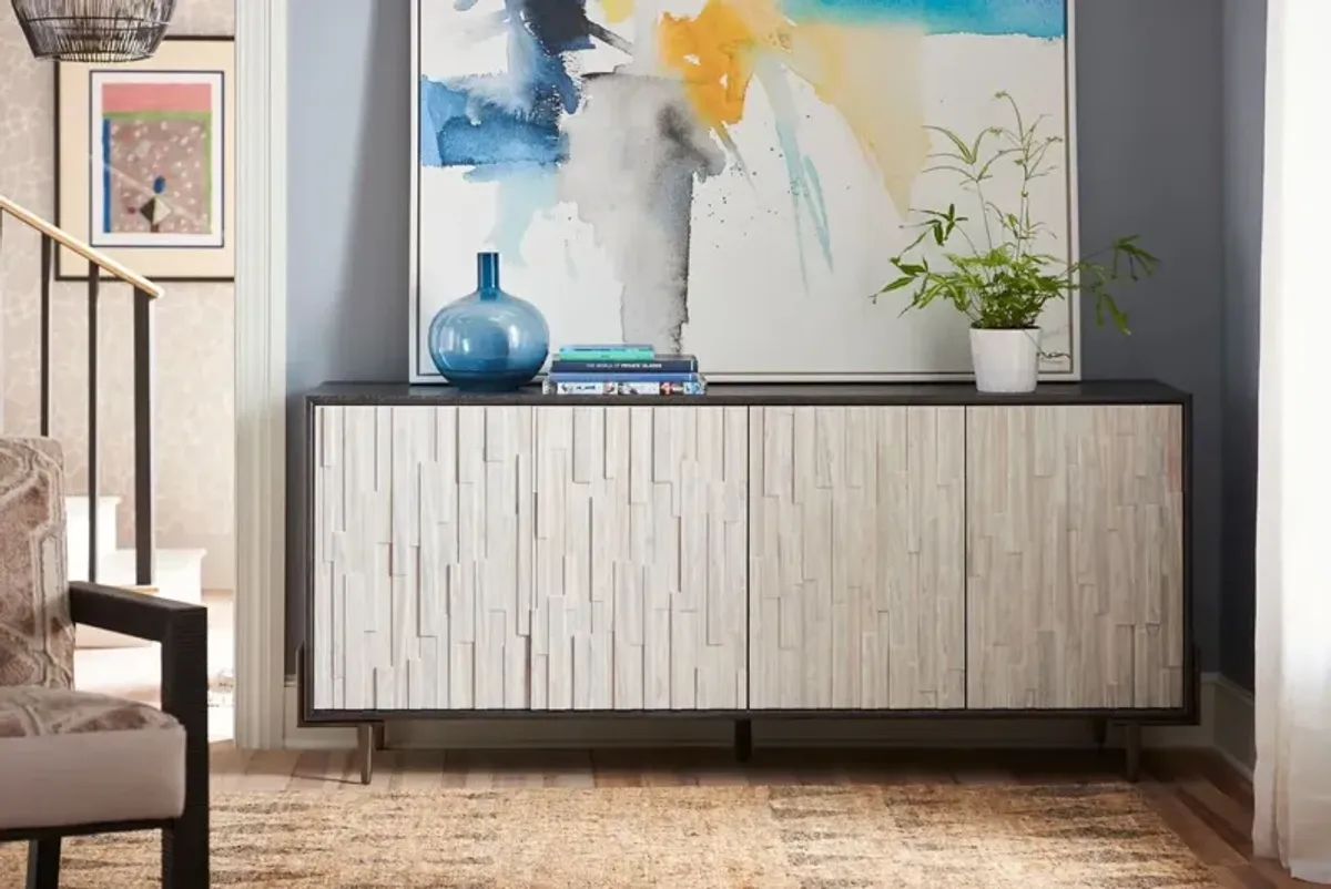 Curated Entertainment Console, Brown