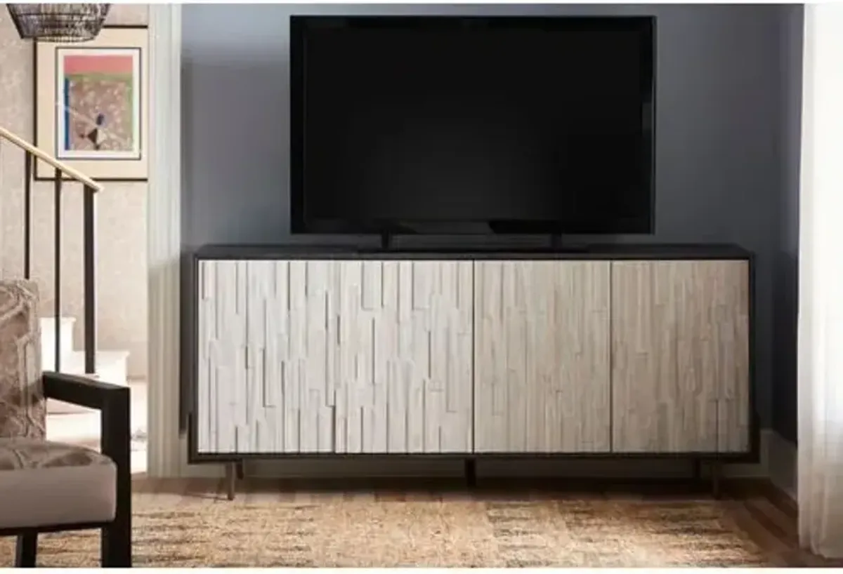 Curated Entertainment Console - Brown