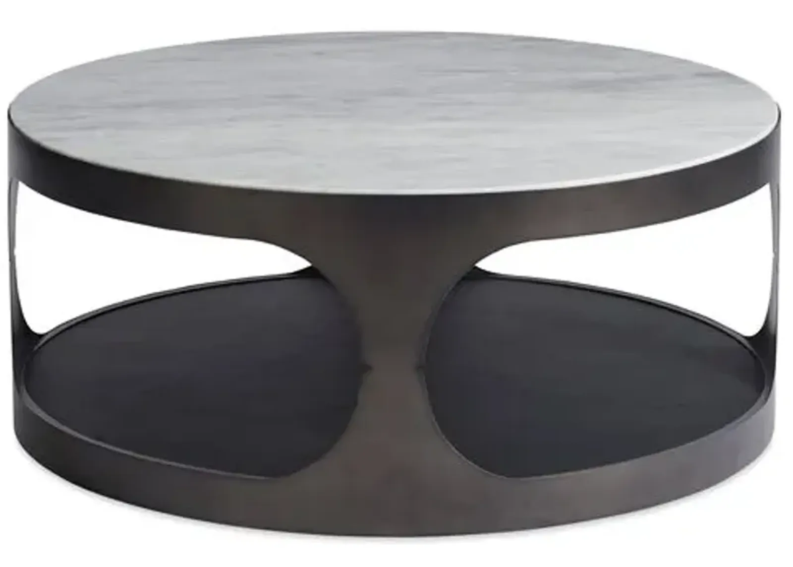 Nina Magon Magritte Cocktail Table - White/Black