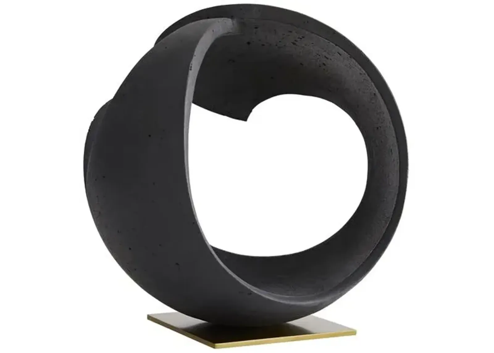 Dawson Sculpture - Charcoal/Gold - Arteriors