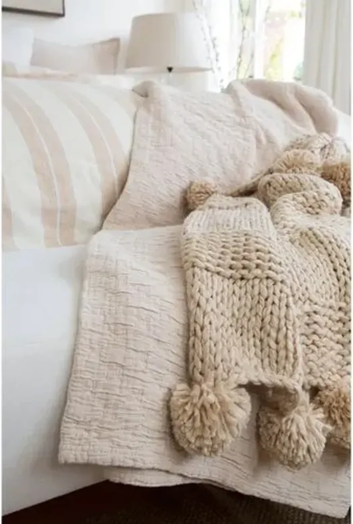 Ojai Matelasse - Pom Pom at Home - Pink