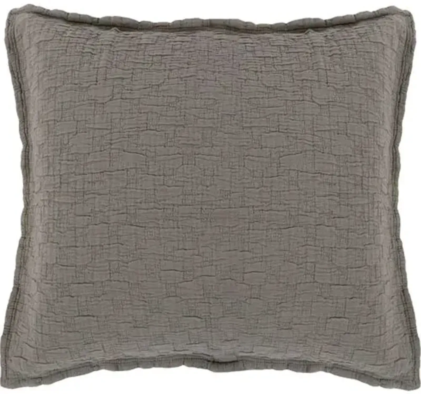 Ojai Sham - Pebble - Pom Pom at Home - Gray