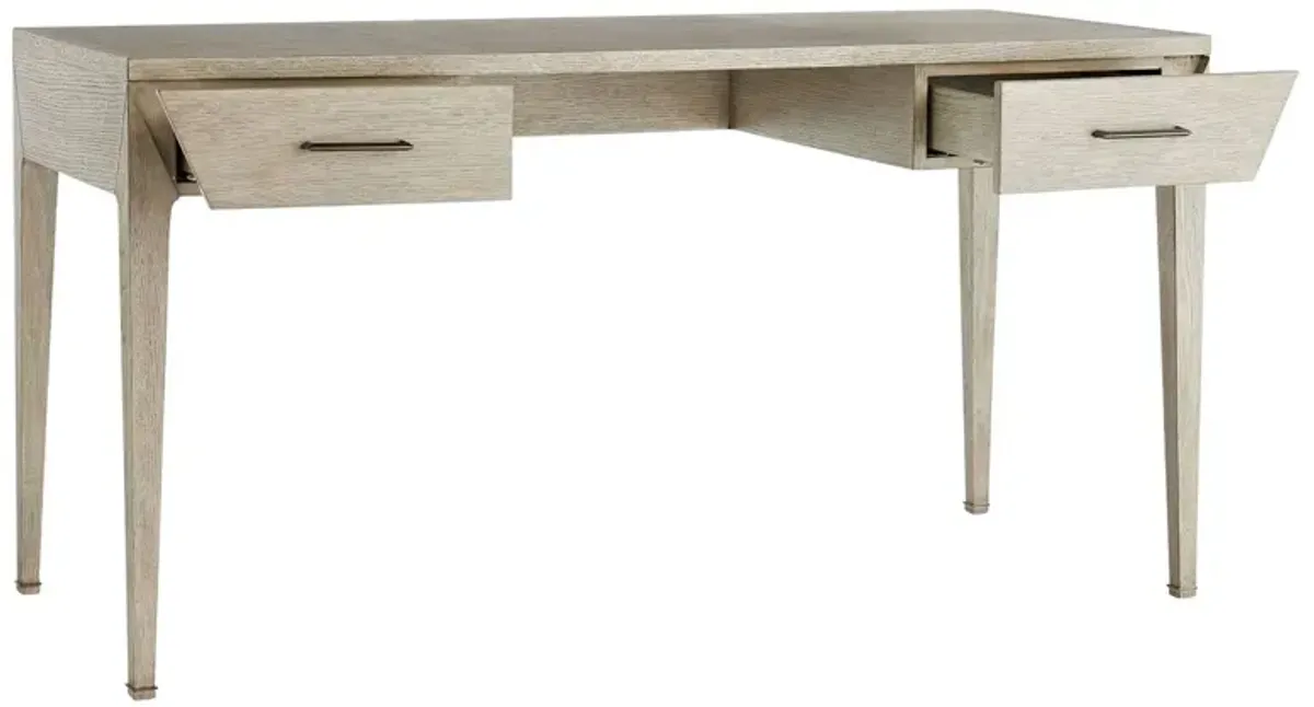 Dublin Executive Oak Desk, Beige