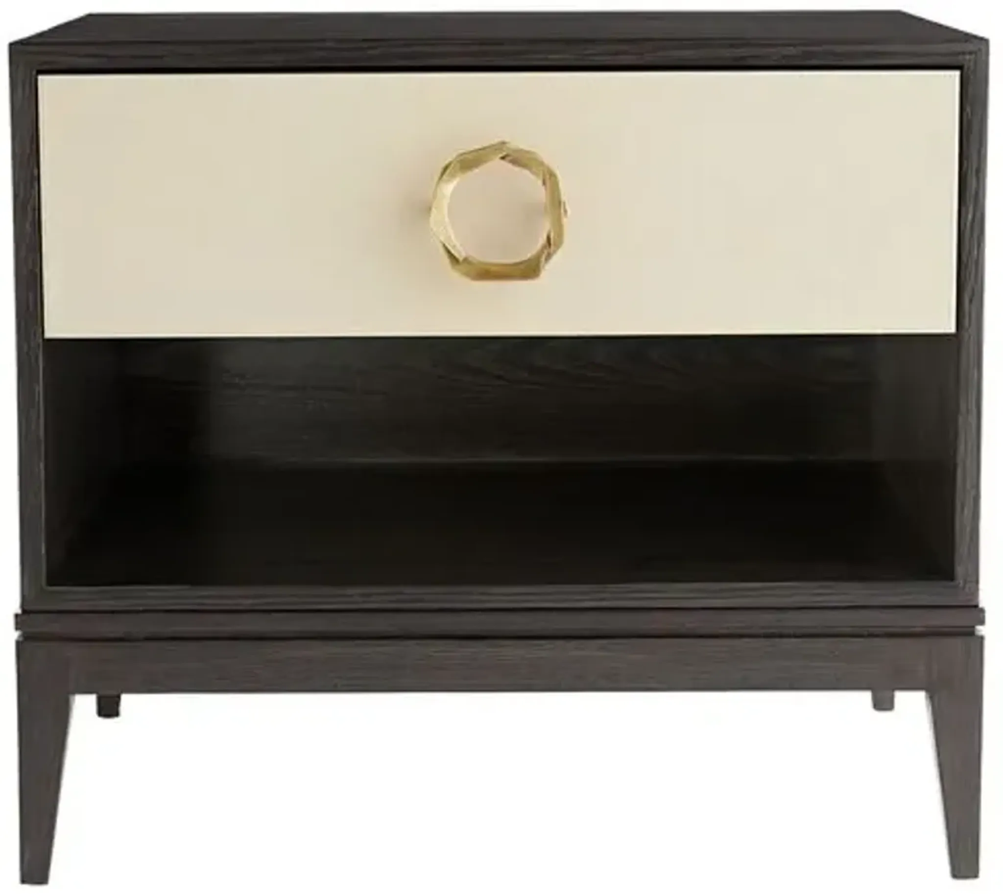 Fitz End Table Dark Browncream Arteriors Black One Kings Lane ...